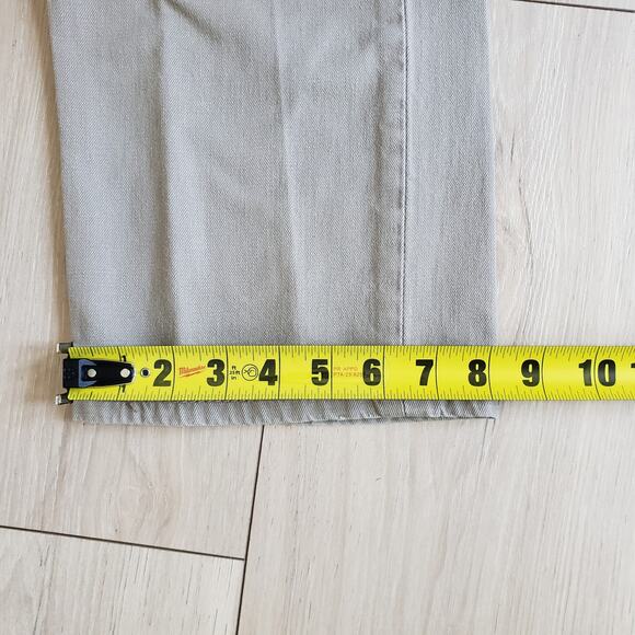 VTG Levis 505 Jeans Mens 33x34 Beige Regular Straight Y2K White Label Mid Rise - Picture 11 of 11